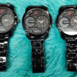 Black Stainless Steel Quartz Watch for Man - Black - Watch For Men